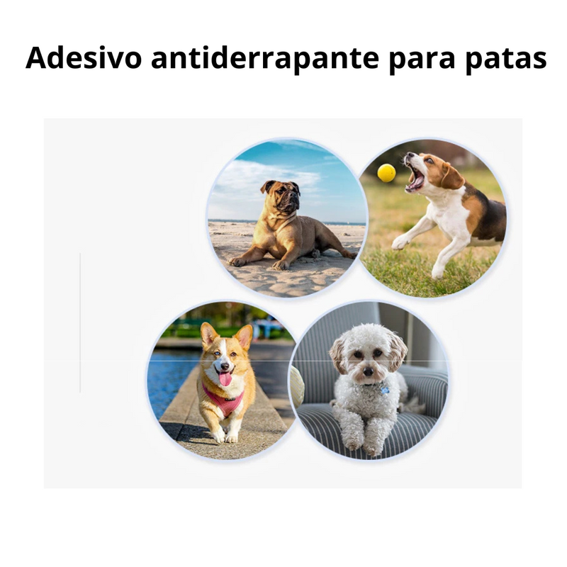 Adesivos Antiderrapantes para Patas de Cachorro – Proteção com Forte Aderência para Pisos Duros e Prevenção de Lesões