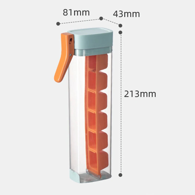 GeloClick: Bandeja de Gelo com Liberação Rápida - Solte os Cubos com Um Clique, Ideal para Cozinha e Bebidas Refrescantes