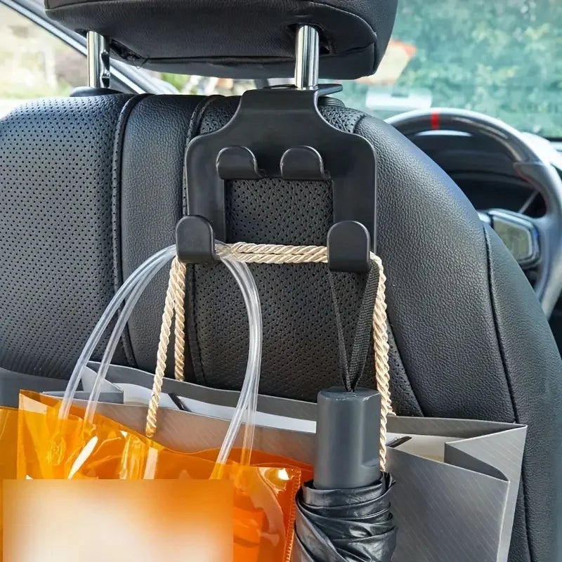 Gancho e Suporte de Celular para Encosto de Cabeça – Organize e Assista no Carro