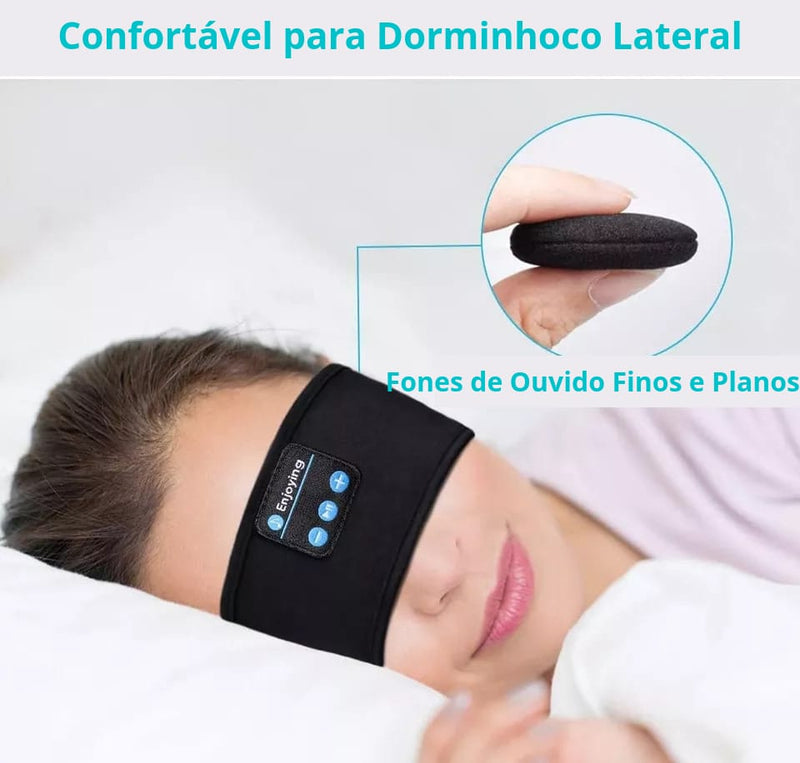 Faixa de Cabeça com Fone Bluetooth