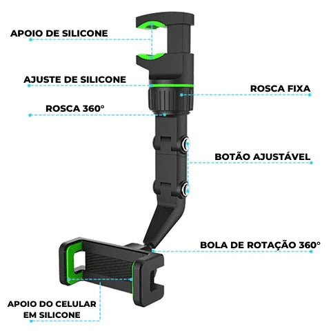 Suporte para Celular 360 Multifuncional