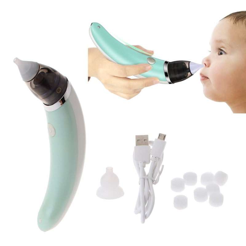 Aspirador Nasal Elétrico para Bebês Limpador de Nariz Elétrico